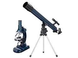 gráfico kit Levenhuk Discovery Scope 2 con libro