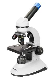 gráfico microscopio digital Levenhuk Discovery Nano Polar con libro