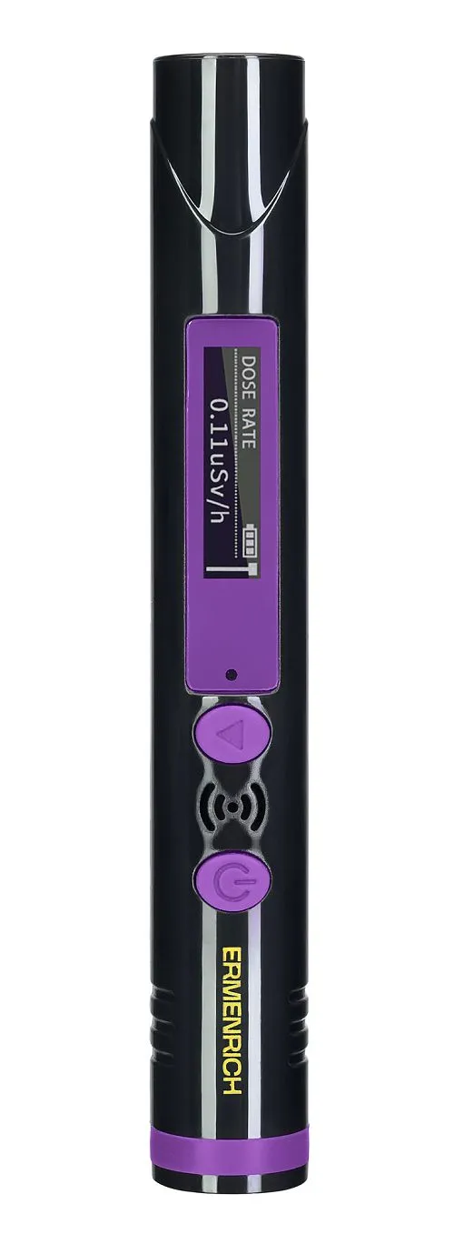 gráfico detector de radiación Ermenrich Ping RD20,  1