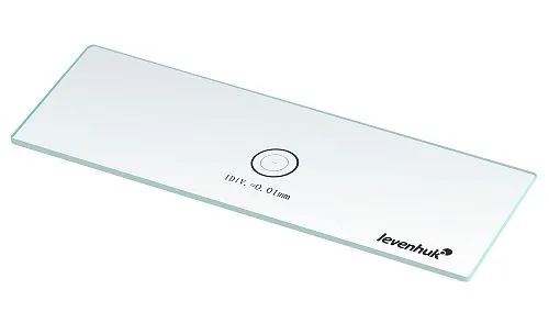 gráfico portaobjetos de calibración Levenhuk MED,  1