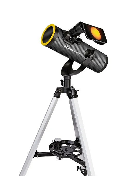 foto telescopio Bresser Solarix 76/350 con filtro solar,  1