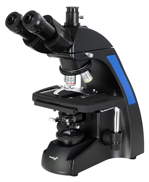 gráfico microscopio trinocular biológico Levenhuk 870T