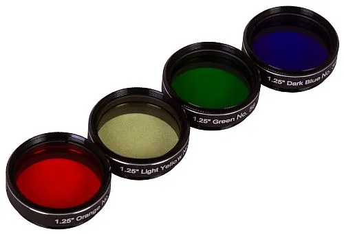 foto set de filtros Explore Scientific No. 4,  1