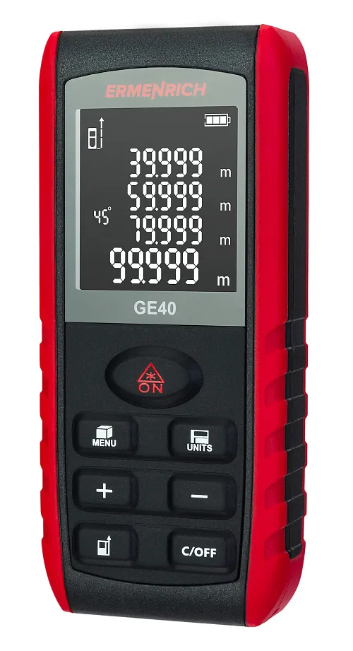 gráfico medidor láser Ermenrich Reel PRO GE40