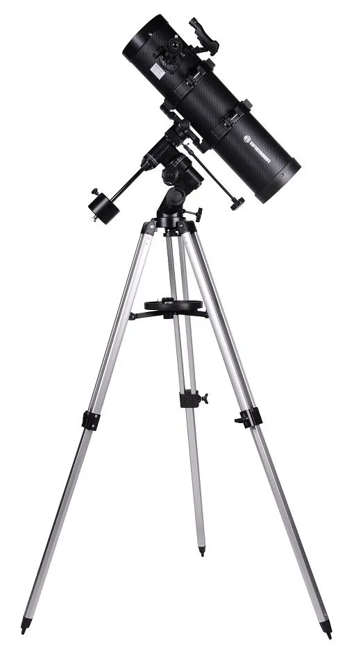 fotografía telescopio Bresser Spica 130/650 EQ3 con adaptador de cámara de smartphone,  1