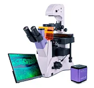 gráfico microscopio invertido digital de fluorescencia MAGUS Lum VD500L LCD