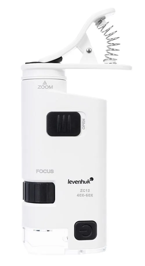 imagen microscopio de bolsillo Levenhuk Zeno Cash ZC12