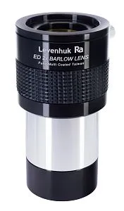imagen lente de Barlow ED-2x de Levenhuk