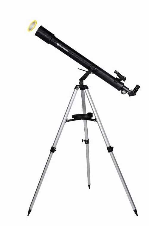 imagen telescopio Bresser Sirius 70/900 AZ con adaptador de cámara de smartphone,  1
