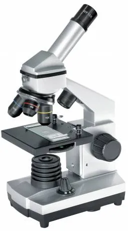 fotografía microscopio Bresser Junior Biolux CA 40–1024x con adaptador de cámara de smartphone,  1
