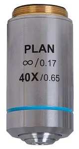 fotografía objetivo plano acromático Levenhuk MED 40x corregido al infinito