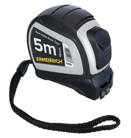 foto cinta métrica Ermenrich Reel KD50,  1