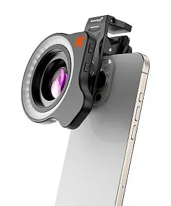 foto microcular con LED para teléfono inteligente Levenhuk Kelvin MCL10 PRO