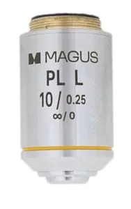 fotografía objetivo MAGUS 10PLL 10х/0,25 Plan L WD 5,0 mm