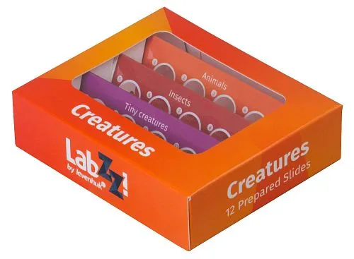 imagen set de preparaciones Levenhuk LabZZ C12: criaturas,  1