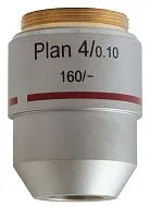 fotografía objetivo plano acromático Levenhuk MED 4x