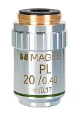 gráfico objetivo MAGUS MP20 20х/0,40 ∞/0,17 Infinity Plan