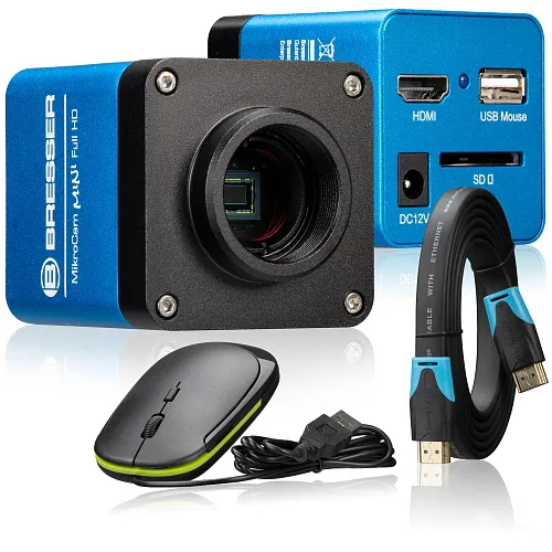 imagen cámara digital de microscopio MikroCam MINI Bresser Full HD HDMI,  1