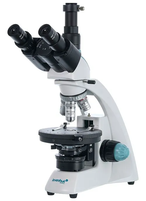 foto microscopio trinocular Levenhuk 500T POL