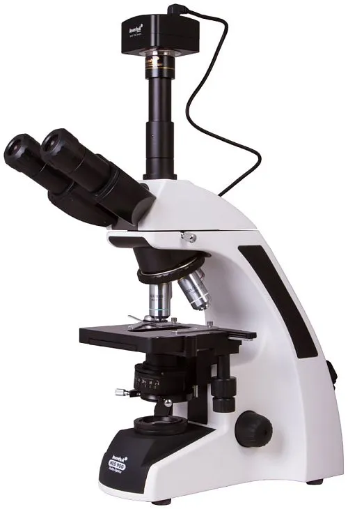 foto microscopio trinocular digital Levenhuk MED D900T 10M