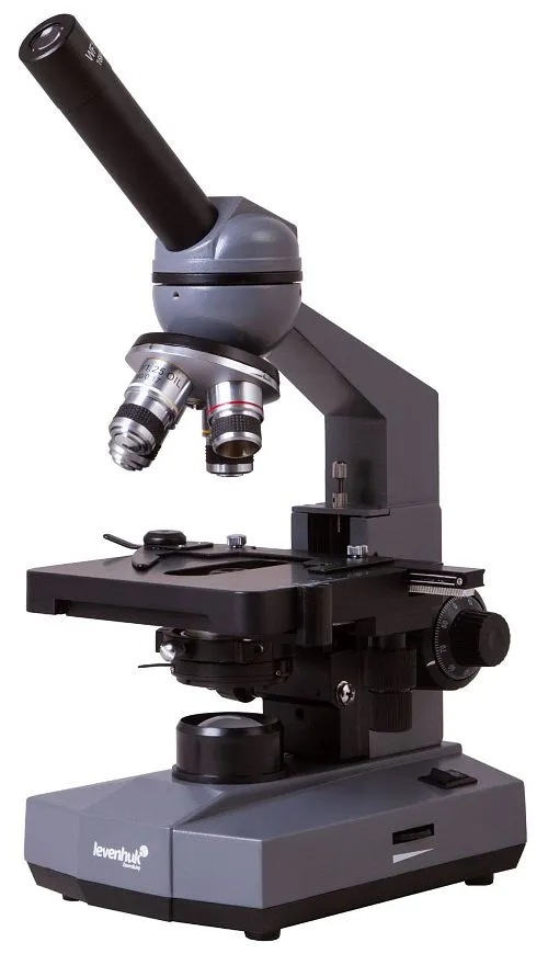 gráfico microscopio biológico monocular Levenhuk 320 PLUS