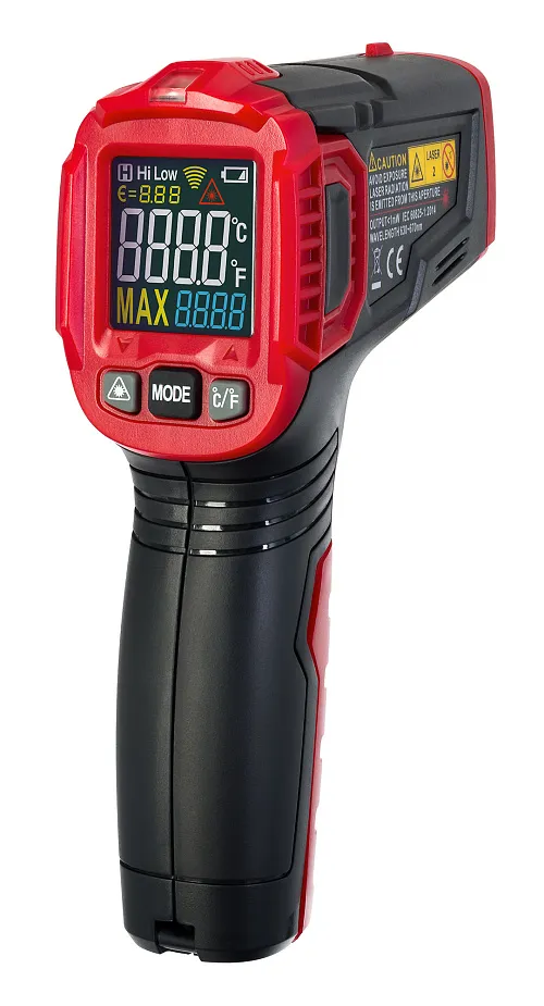 gráfico termómetro infrarrojo Ermenrich Seek FR40,  1