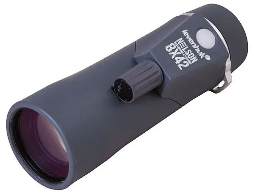 fotografía monocular Levenhuk Nelson 8x42 con retícula y brújula,  1