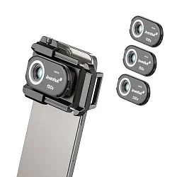 foto kit de microscopios LED para teléfono inteligente Levenhuk Kelvin TMC50