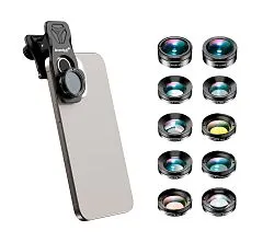 fotografía juego de lentes para teléfono inteligente Levenhuk Kelvin SLS9