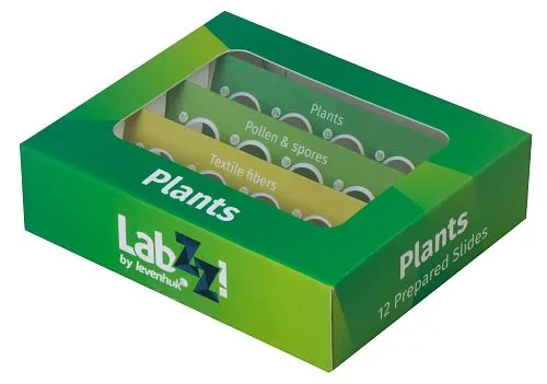 gráfico set de preparaciones Levenhuk LabZZ P12: plantas,  1