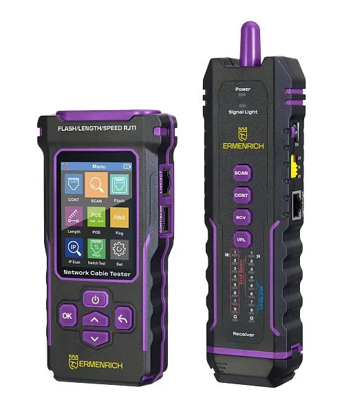 foto comprobador de cables polivalente Ermenrich NetGeeks NP50,  1