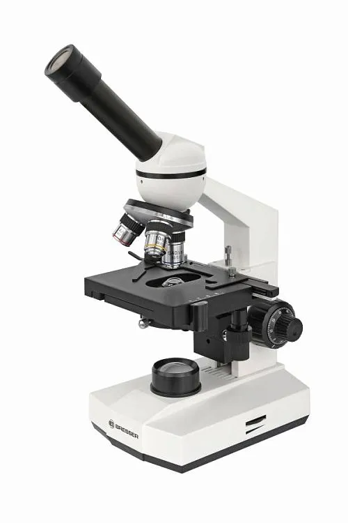 foto microscopio Bresser Erudit Basic Mono 40–400x,  1