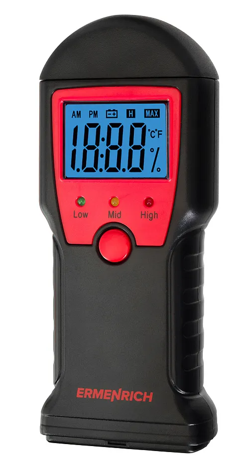 gráfico detector de humedad Ermenrich Wett MW10