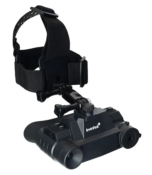 imagen prismáticos digitales de visión nocturna Levenhuk Halo NVB10 Helmet