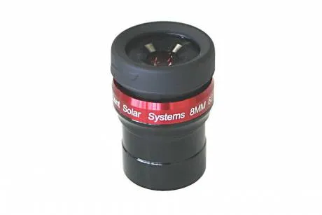 gráfico lUNT LS8E H-alpha 60° 8mm 1.25" Flat Field Eyepiece,  1