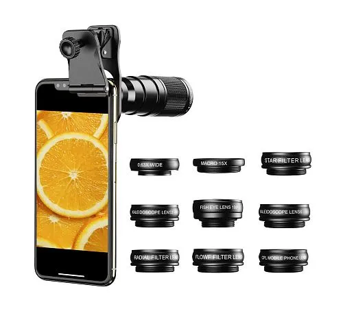fotografía juego de lentes para teléfono inteligente Levenhuk Kelvin SLS10,  1