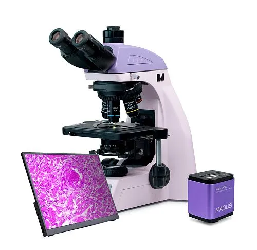 fotografía microscopio digital biológico MAGUS Bio D260T LCD,  1