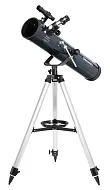 gráfico telescopio Levenhuk Discovery Spark Travel 76 con libro