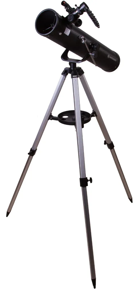 gráfico telescopio Bresser Venus 76/700 con adaptador de cámara de smartphone,  1