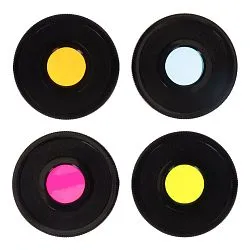 imagen kit de filtros de color Bresser Essential 1,25" (rojo, verde, azul, amarillo)