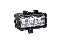 gráfico antorcha Bresser WP LED para cámaras de acción