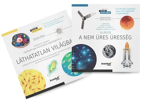 imagen libro enciclopédico «Space. Microworld.» (Espacio y microcosmos), edición de dos volúmenes. Tapa dura,  1