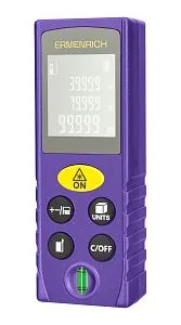 gráfico medidor láser Ermenrich Reel PLUS GK40