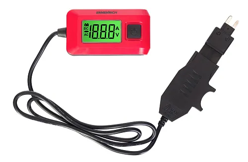foto comprobador de corriente automotriz Ermenrich Zing CT30