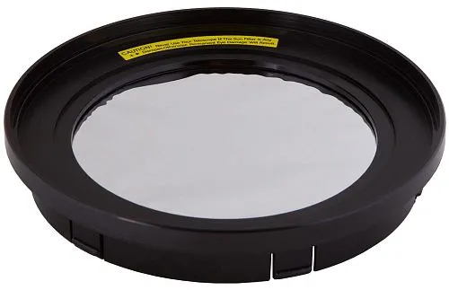 foto filtro solar Levenhuk para telescopios reflectores de 130 mm,  1