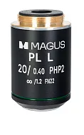 imagen objetivo MAGUS 20HP 20х/0,40 Plan L fase PHP2 ∞/1,2 WD 8,0 mm