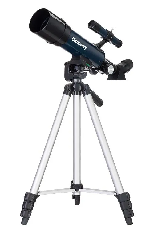 foto telescopio Levenhuk Discovery Sky Trip ST50 con libro