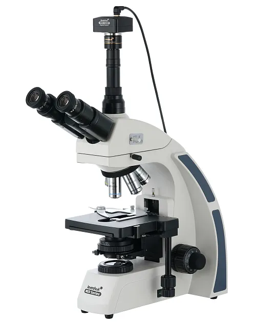 imagen microscopio trinocular digital Levenhuk MED D40T