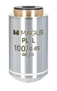 foto objetivo MAGUS 100PLL 100х/0,85 Plan L WD 0,40 mm