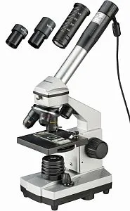 fotografía microscopio Bresser Junior 40–1024x, con funda